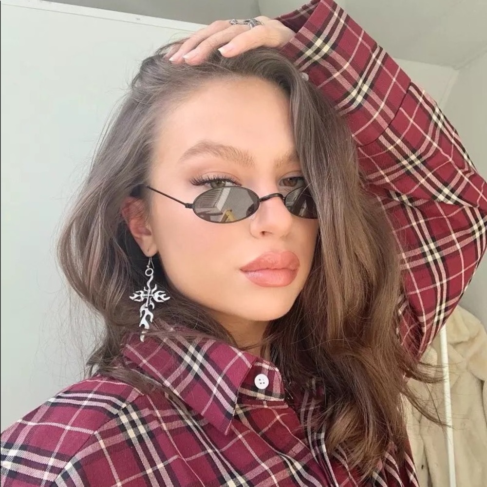 🔥 2 for $20 ✨ Black Oval Sunglasses